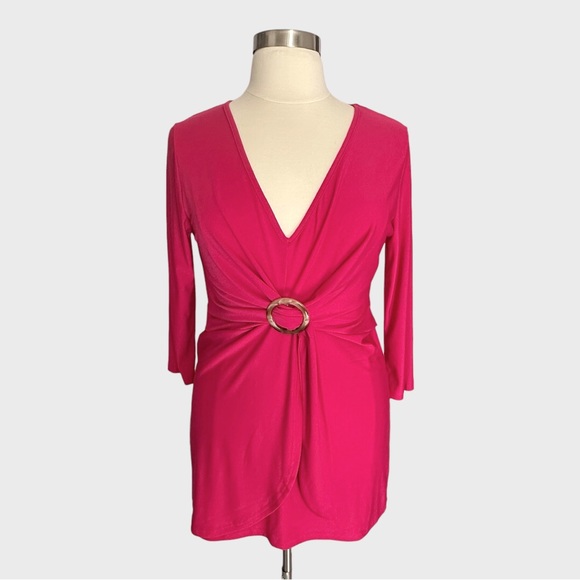 Lily by Firmiana Faux Wrap Tunic - Picture 6 of 6